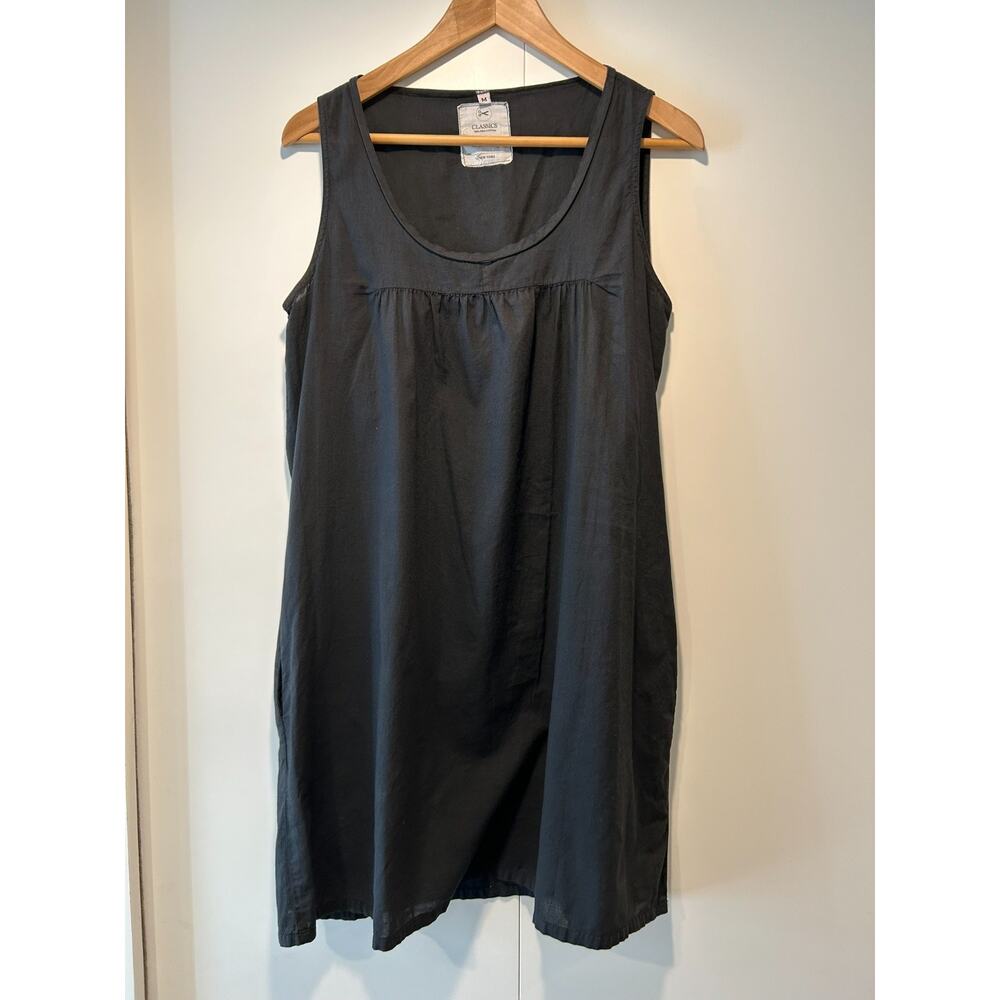 Classics - American Colors by Alex Lehr - Sleeveless A-Line Tunic Dress Black M